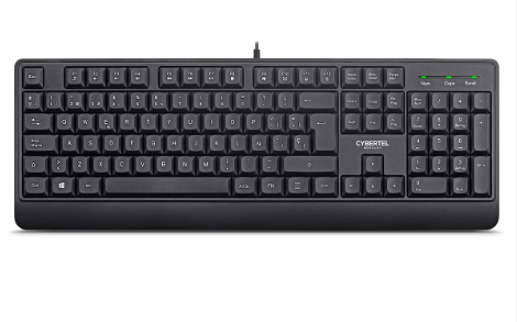 TECLADO MULTIMEDIA CYBERTEL MERCURY CYB K201 USB T/SEMICURVAS