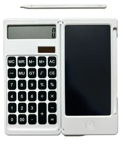 CALCULADORA DELTRON DE 12 DÍGITOS CON ANOTADOR INTEGRADO CALC2807