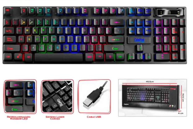TECLADO GAMER CYBERTEL XTREME CYB K505 