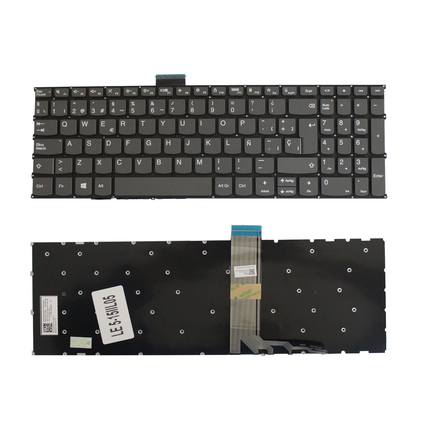 TECLADO  INTERNO LENOVO 5-15IIL05 15ARE05 15ITL05 ESP