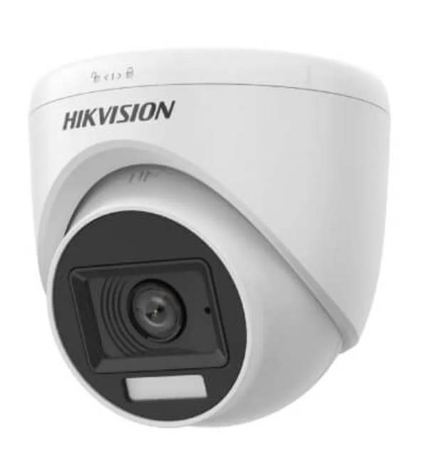 CAMARA HIKVISION DOMO SMART HYBRID LIGHT CON AUDIO HK-DS2CE76K0T-LPFS | 5MP | IR 20M. | Lente: 2.8mm | Cubierta Plastica | Alimentación: 12Vdc | Consumo: 4 Watt. | IP67 