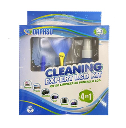 KIT DE LIMPIEZA EN CAJA 4 PIEZAS