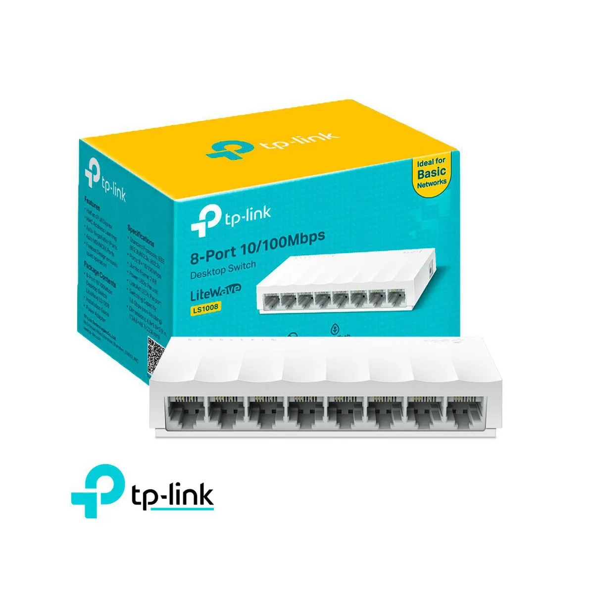 SWITCH TP-LINK LS1008 / 8 PORT 10/100MBPS