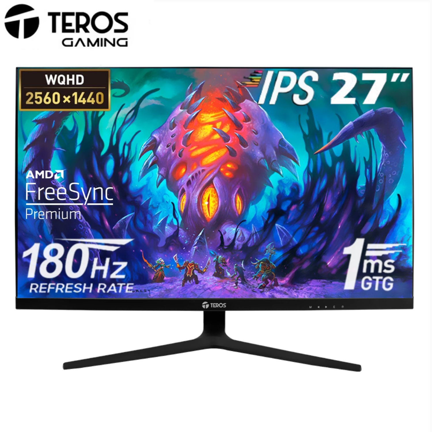 MONITOR TEROS 27 QHD TE-2769G QHD 1MS 180 HZ 1MS HDMI