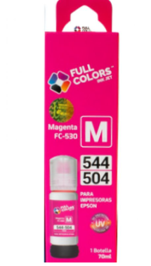 TINTA FULL COLORS 504/544 PARA EPSON 70ML ROJO