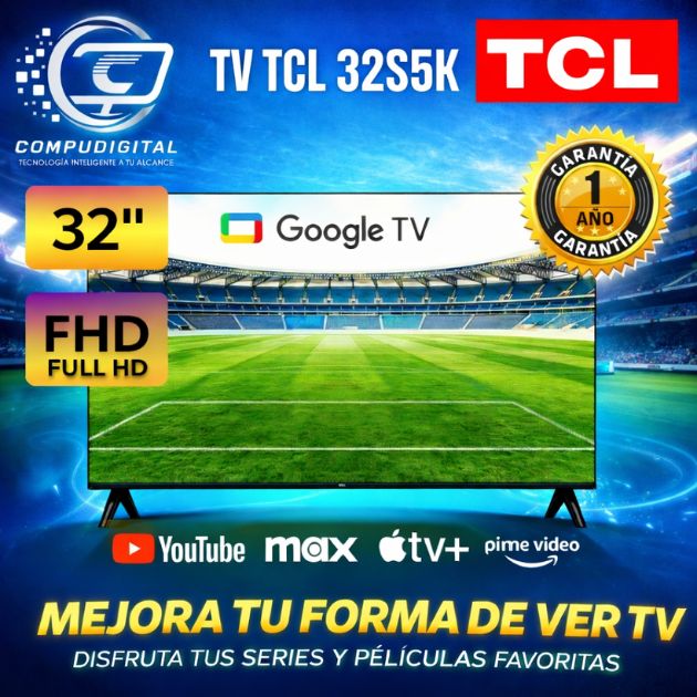 TELEVISOR TCL 32 PULGADAS 4K MODELO 32S5K