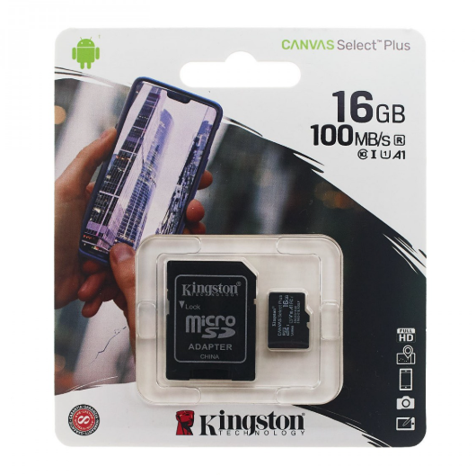 MEMORIA MICRO SD KINGSTON 16GB 