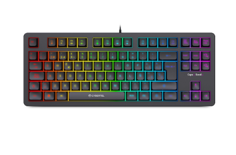 KILLER CYB K501 TECLADO GAMER USB RAINBOW CYBERTEL