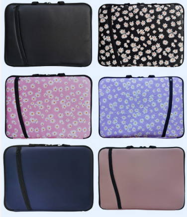 FUNDA PARA LAPTOP DE CUERINA 3D PARA 14 PULGADAS