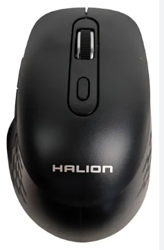 MOUSE INALAMBRICO 2.4G HALION HA-222 ROUSH NEGRO 