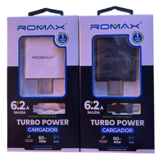 CARGADOR ROMAX TIPO V8