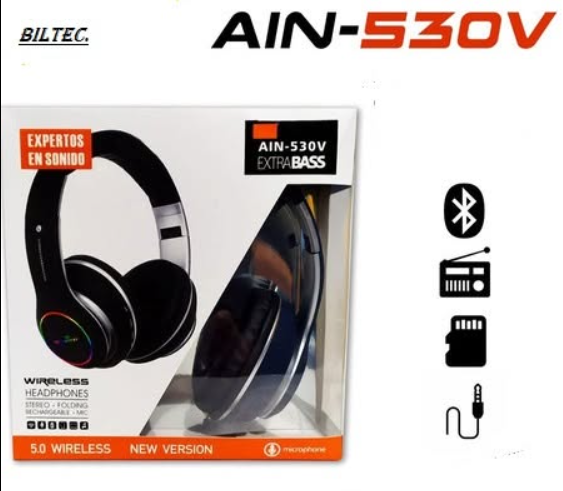 AURICULARES INALAMBRICOS WIRELESS 5.0 AIN-530V