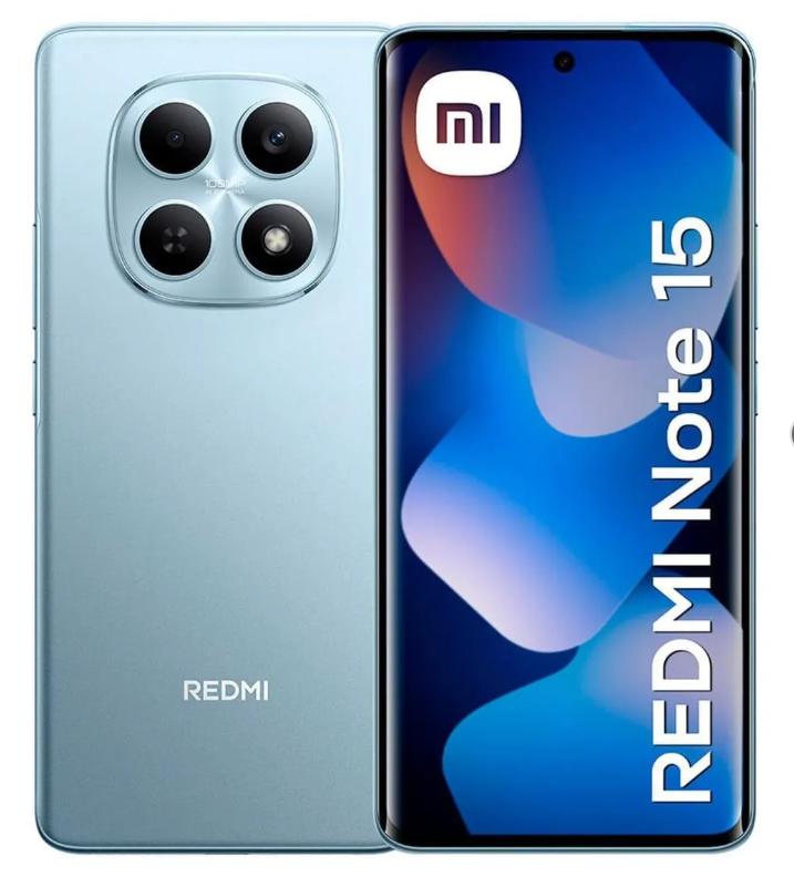 CELULAR XIAOMI REDMI NOTE 15 ALMACENAMIENTO 256GB RAM 6GB 108 MP BATERIA 6000 mAh