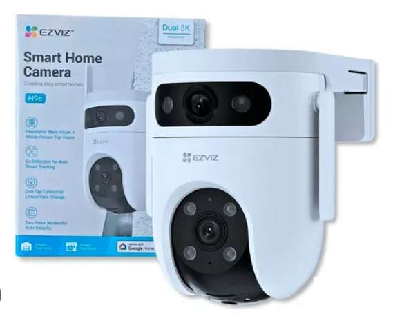 CÁMARA EZVIZ H9C 3K DUAL 5MP 360° WIFI 6 2.4/5GHz SMART HOME 