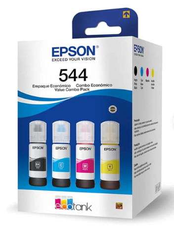 PACK DE TINTAS EPSON 544 4 COLRES 