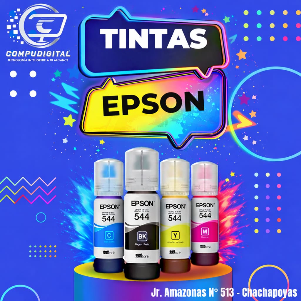 TINTA EPSON 544 ORIGINAL AMARILLO