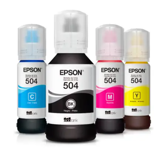 TINTA EPSON 504 ORIGINAL ROJO