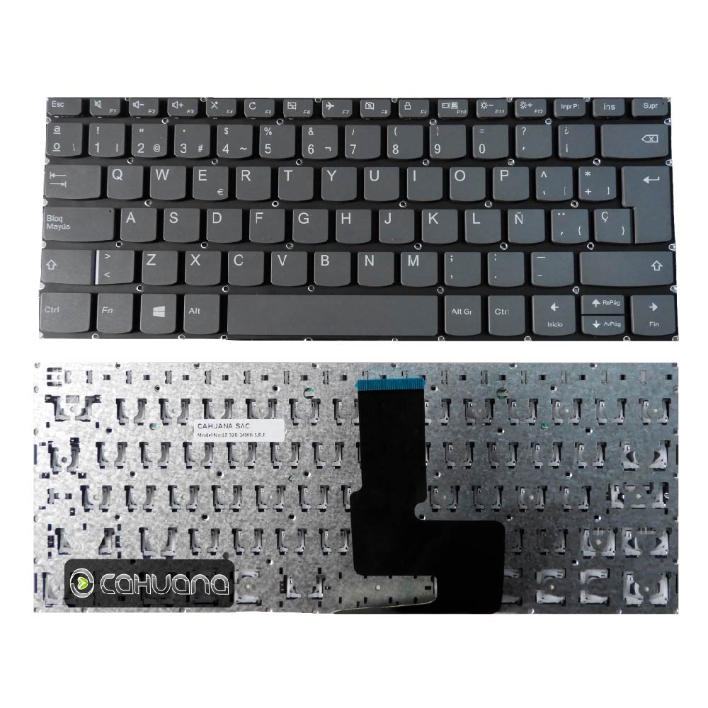 TECLADO INTERNO  LENOVO 320-14ISK 320-14IKB 320-14AST SIN BOTON DE ENCENDIDO