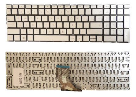 TECLADO HP 15-DA 15-BD 15-EC PLATEADO 